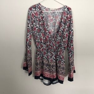 Blu Pepper Floral romper